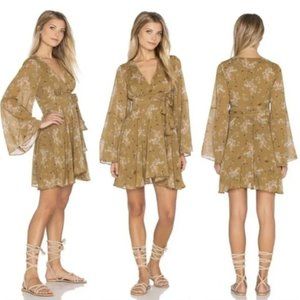 Free People Lilou Floral Mini Dress Extra Small
